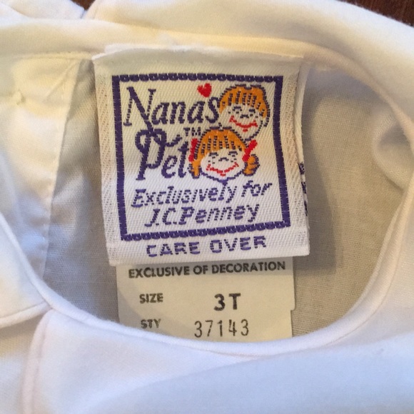 White and Pink Toddler Dress - Picture 7 of 8